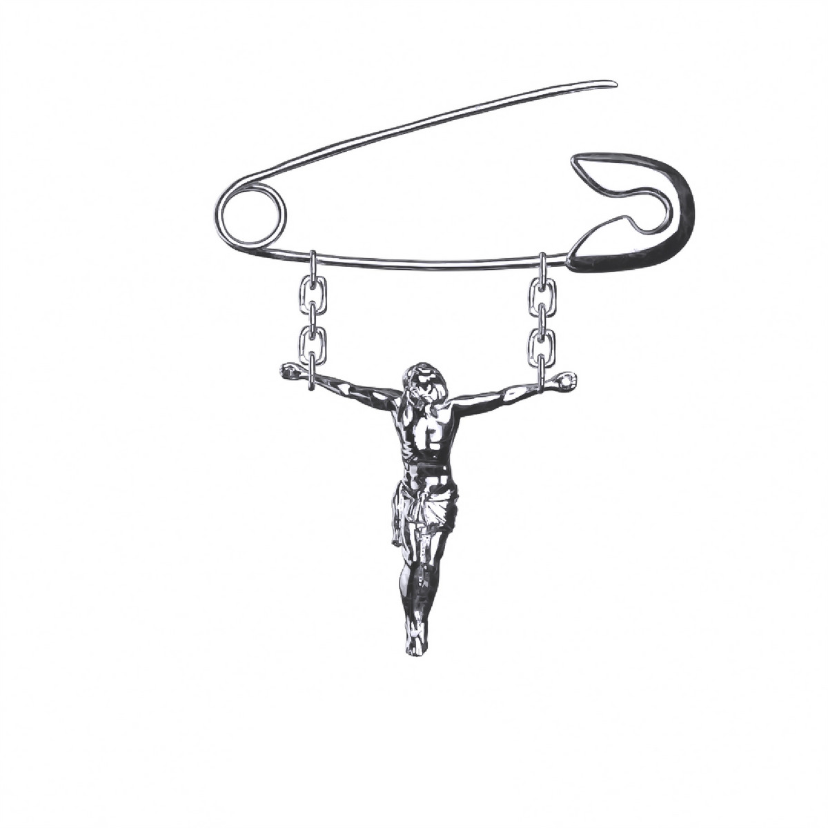 "JESUS BRINGS SAFETY" PIN