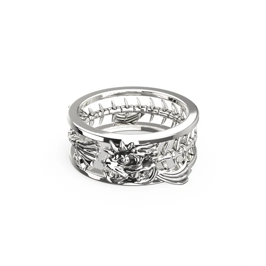 FISH SKELETON RING